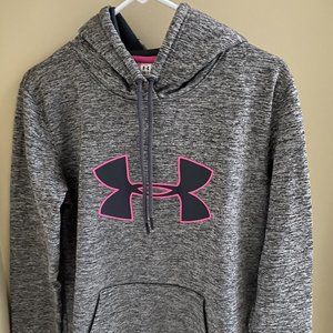 Under Armour Womens Black Space Die Hoodie size S